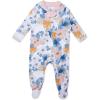 imageHonestBaby Sleep ampamp Play Footed OnePiece Pajama Sleeper 100 Organic Cotton Baby GirlsMaui Floral