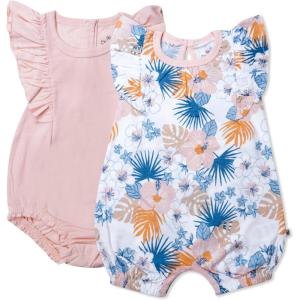 imageHonestBaby babyboys Multipack Short Romper Sets and Dresses 100 Organic Cotton for Infant Baby and Toddler Boys Girls Unisex