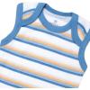 imageHonestBaby Sleeveless and Cami Bodysuits Onepiece 100 Organic Cotton for Baby Boys Girls Unisex5pack Tropic Shadow Chambray
