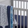imageHonestBaby UnisexBaby Classics Fitted Crib Sheets Set Standard Mattress 100 Organic Cotton Baby Boys Girls Neutral 2 Pack  Love Dot One Size1 Pack  Dark Navy