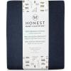 imageHonestBaby UnisexBaby Classics Fitted Crib Sheets Set Standard Mattress 100 Organic Cotton Baby Boys Girls Neutral 2 Pack  Love Dot One Size1 Pack  Dark Navy