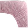 imageHonestBaby UnisexBaby Classics Fitted Crib Sheets Set Standard Mattress 100 Organic Cotton Baby Boys Girls Neutral 2 Pack  Love Dot One Size1 Pack  Pattern Play Pink