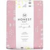 imageHonestBaby UnisexBaby Classics Fitted Crib Sheets Set Standard Mattress 100 Organic Cotton Baby Boys Girls Neutral 2 Pack  Love Dot One Size1 Pack  Pattern Play Pink