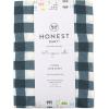 imageHonestBaby UnisexBaby Classics Fitted Crib Sheets Set Standard Mattress 100 Organic Cotton Baby Boys Girls Neutral 2 Pack  Love Dot One Size1 Pack  Painted Buffalo Check Charcoal