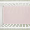imageHonestBaby UnisexBaby Classics Fitted Crib Sheets Set Standard Mattress 100 Organic Cotton Baby Boys Girls Neutral 2 Pack  Love Dot One Size1 Pack  Peach Skin