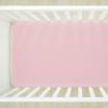 imageHonestBaby UnisexBaby Classics Fitted Crib Sheets Set Standard Mattress 100 Organic Cotton Baby Boys Girls Neutral 2 Pack  Love Dot One Size1 Pack  Strawberry Cream