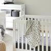imageHonestBaby UnisexBaby Classics Fitted Crib Sheets Set Standard Mattress 100 Organic Cotton Baby Boys Girls Neutral 2 Pack  Love Dot One Size2 Pack  Heather Gray