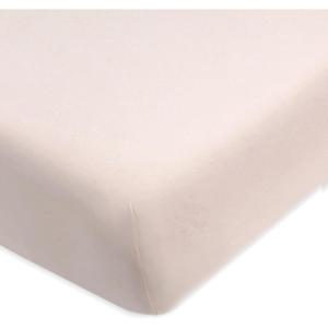 imageHonestBaby UnisexBaby Classics Fitted Crib Sheets Set Standard Mattress 100 Organic Cotton Baby Boys Girls Neutral 2 Pack  Love Dot One Size1 Pack  Peach Skin