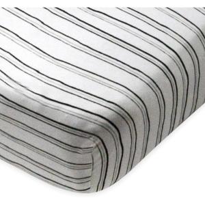 imageHonestBaby UnisexBaby Classics Fitted Crib Sheets Set Standard Mattress 100 Organic Cotton Baby Boys Girls Neutral 2 Pack  Love Dot One Size1 Pack  Sketchy Stripe