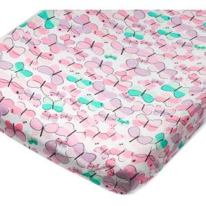 imageHonestBaby UnisexBaby Classics Fitted Crib Sheets Set Standard Mattress 100 Organic Cotton Baby Boys Girls Neutral 2 Pack  Love Dot One Size1 Pack  Winginit