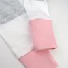 imageHonestBaby 2Piece Pajamas Sleepwear Pjs 100 Organic Cotton for Baby Toddler Kids GirlJumbo Stripe Petal Pink