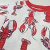 imageHonestBaby Celebration 2Piece Pajamas Sleepwear Pjs 100 Organic Cotton for Baby Toddler KidsLobster