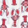 imageHonestBaby Celebration 2Piece Pajamas Sleepwear Pjs 100 Organic Cotton for Baby Toddler KidsLobster