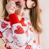 imageHonestBaby Celebration 2Piece Pajamas Sleepwear Pjs 100 Organic Cotton for Baby Toddler KidsLolly Love