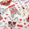imageHonestBaby Celebration 2Piece Pajamas Sleepwear Pjs 100 Organic Cotton for Baby Toddler KidsPug Love