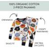 imageHonestBaby Celebration 2Piece Pajamas Sleepwear Pjs 100 Organic Cotton for Baby Toddler KidsSpooookeey Donuts
