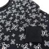 imageHonestBaby Celebration 2Piece Pajamas Sleepwear Pjs 100 Organic Cotton for Baby Toddler KidsTossed SkullsBlack