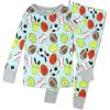 imageHonestBaby Celebration 2Piece Pajamas Sleepwear Pjs 100 Organic Cotton for Baby Toddler KidsEggcellent Player