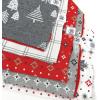 imageHonestBaby Multipack Reversible Bandana Drool Bibs Burpcloths Adjustable Snaps for Infant Baby BoysGirls 100 Organic CottonFair Isle Red