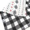 imageHonestBaby Multipack Reversible Bandana Drool Bibs Burpcloths Adjustable Snaps for Infant Baby BoysGirls 100 Organic CottonFair Isle Red