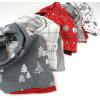 imageHonestBaby Multipack Reversible Bandana Drool Bibs Burpcloths Adjustable Snaps for Infant Baby BoysGirls 100 Organic CottonFair Isle Red