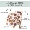 imageHonestBaby 2Piece Pajamas Sleepwear Pjs 100 Organic Cotton for Baby Toddler Kids BoyBagel Schmagel