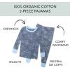 imageHonestBaby 2Piece Pajamas Sleepwear Pjs 100 Organic Cotton for Baby Toddler Kids BoyMy Ride
