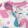 imageHonestBaby Sleep and Play Footed Pajamas OnePiece Sleeper Jumpsuit ZipFront Pjs Organic Cotton for Baby Girls UnisexBirthday Bash Pinks