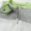 imageHonestBaby Sleep and Play Footed Pajamas OnePiece Sleeper Jumpsuit ZipFront Pjs Organic Cotton for Baby Girls UnisexBold Stripe Sage