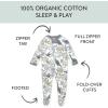 imageHonestBaby Sleep and Play Footed Pajamas OnePiece Sleeper Jumpsuit ZipFront Pjs Organic Cotton for Baby Girls UnisexDino Mite