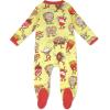 imageHonestBaby Sleep and Play Footed Pajamas OnePiece Sleeper Jumpsuit ZipFront Pjs Organic Cotton for Baby Girls UnisexFast Food Frenzy