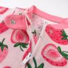 imageHonestBaby Sleep and Play Footed Pajamas OnePiece Sleeper Jumpsuit ZipFront Pjs Organic Cotton for Baby Girls UnisexStrawberry Slice