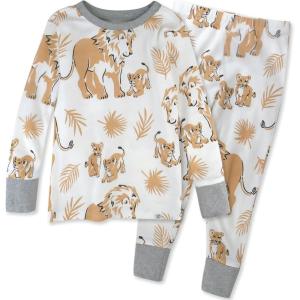 imageHonestBaby 2Piece Pajamas Sleepwear Pjs 100 Organic Cotton for Baby Toddler Kids BoyLion