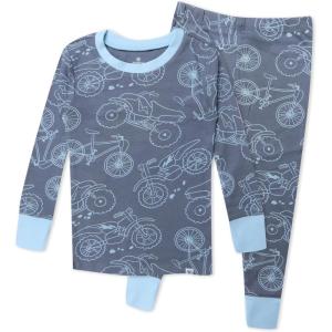 imageHonestBaby 2Piece Pajamas Sleepwear Pjs 100 Organic Cotton for Baby Toddler Kids BoyMy Ride