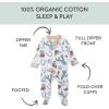 imageHonestBaby Sleep ampamp Play Footed Onepiece Pajama Sleeper 100 Organic Cotton Baby BoysCowboys