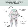 imageHonestBaby Sleep ampamp Play Footed Onepiece Pajama Sleeper 100 Organic Cotton Baby BoysGroovy Camper