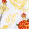 imageHonestBaby Sleep ampamp Play Footed Onepiece Pajama Sleeper 100 Organic Cotton Baby BoysPasta La Vista  Spaghetti and Meatballs