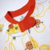 imageHonestBaby Sleep ampamp Play Footed Onepiece Pajama Sleeper 100 Organic Cotton Baby BoysPasta La Vista  Spaghetti and Meatballs