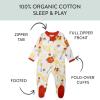 imageHonestBaby Sleep ampamp Play Footed Onepiece Pajama Sleeper 100 Organic Cotton Baby BoysPasta La Vista  Spaghetti and Meatballs