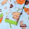 imageHonestBaby Sleep ampamp Play Footed Onepiece Pajama Sleeper 100 Organic Cotton Baby BoysWok N Roll Blue