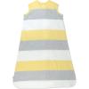 imageHonestBaby Zip Front Wearable Blanket 100 Organic Cotton for Infant Baby Boys GirlsBold Stripe Banana Butter