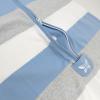 imageHonestBaby Zip Front Wearable Blanket 100 Organic Cotton for Infant Baby Boys GirlsBold Stripe Blueberry