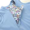 imageHonestBaby Zip Front Wearable Blanket 100 Organic Cotton for Infant Baby Boys GirlsFall Floral Purple