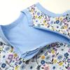 imageHonestBaby Zip Front Wearable Blanket 100 Organic Cotton for Infant Baby Boys GirlsFall Floral Purple