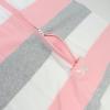imageHonestBaby Zip Front Wearable Blanket 100 Organic Cotton for Infant Baby Boys GirlsJumbo Stripe Petal Pink