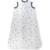 imageHonestBaby Zip Front Wearable Blanket 100 Organic Cotton for Infant Baby Boys GirlsJumbo Twinkle Navy
