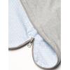 imageHonestBaby Zip Front Wearable Blanket 100 Organic Cotton for Infant Baby Boys GirlsKentucky Blue Linear Dot
