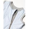 imageHonestBaby Zip Front Wearable Blanket 100 Organic Cotton for Infant Baby Boys GirlsKentucky Blue Linear Dot