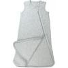 imageHonestBaby Zip Front Wearable Blanket 100 Organic Cotton for Infant Baby Boys GirlsLight Gray Heather