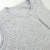 imageHonestBaby Zip Front Wearable Blanket 100 Organic Cotton for Infant Baby Boys GirlsLight Gray Heather